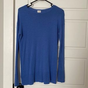 Blue Long Sleeve Sweater